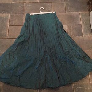 WorthingtonPetite Teal longskirt